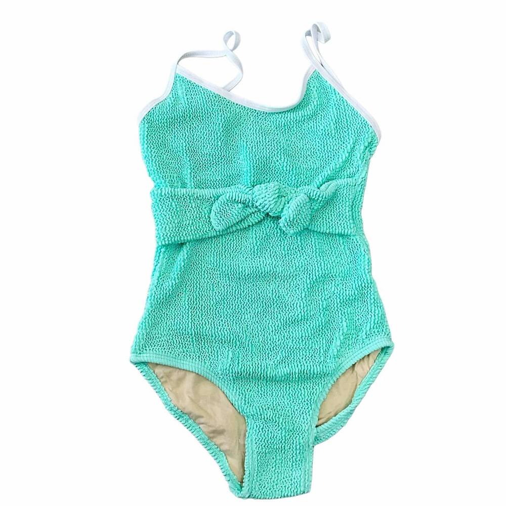 NEW SHADE CRITTERS kids' one piece crinkle swimsuit in mint